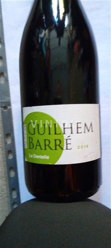 Languedoc Minervois Guilhem Barré La dentelle 2018