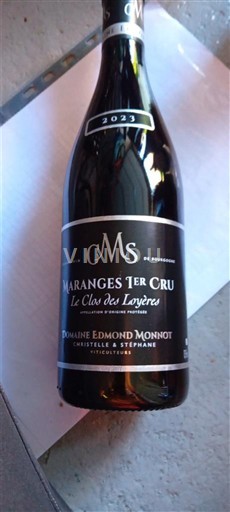 Burgundy Maranges Premier Cru Domaine Edmond Monnot Le Clos des Loyères 2023