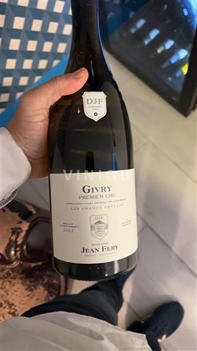 Burgundsko Givry Premier Cru Domaine Jean Féry Les Grandes Vignes 2022