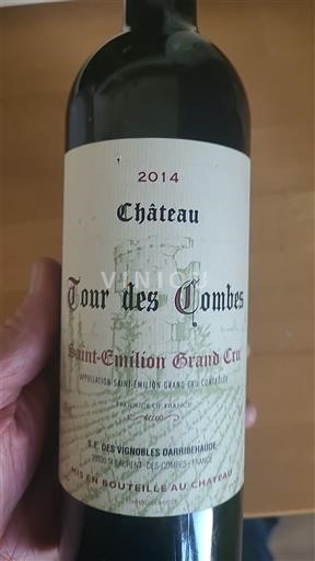Bordeaux Saint-Émilion Grand Cru Grand Cru Château Tour des Combes 2014