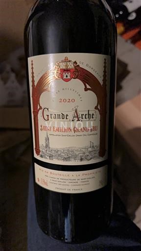 Bordeaux Saint-Émilion Grand Cru Grande Arche 2020