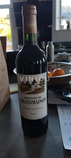 Bordeaux Pessac-Léognan Domaine Grandmaison 2023