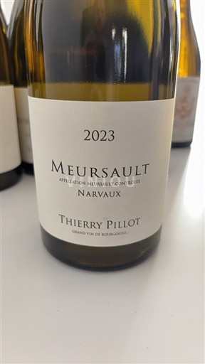 Bourgogne Meursault Domaine Thierry Pillot Les Narvaux 2023