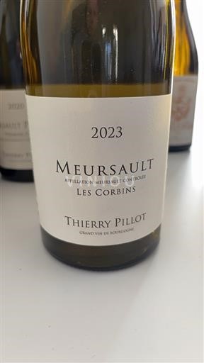 Bourgogne Meursault Thierry Pillot Les Corbins 2023