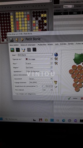 Sudoeste Côtes de Bergerac Petit Borie 1993