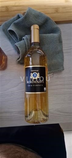 Bordeaux Sauternes Château Bordenave 2022