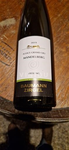 Alsace Riesling Grand Cru Baumann-Zirgel Mandelberg 2019