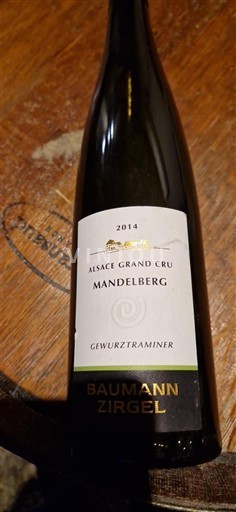 Alsace Gewurztraminer Grand Cru Baumann Zirgel Mandelberg 2014