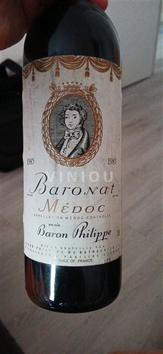 Bordeaux Médoc Baronat 1985
