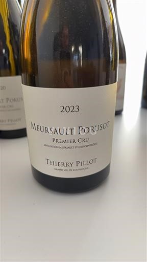 Bourgogne Meursault Premier Cru Thierry Pillot Poruzot 2023