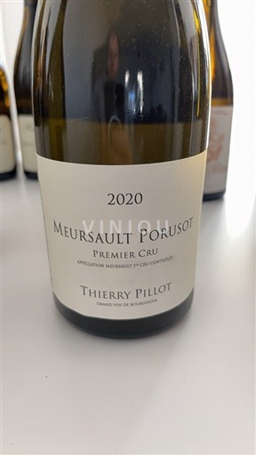 Bourgogne Meursault Premier Cru Thierry Pillot Poruzot 2020