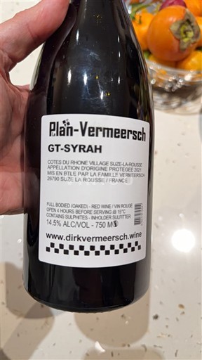 Rhône-dalen Ikke specificeret Elian-Vermeersch GT-SYRAH Ikke årgangsbestemt