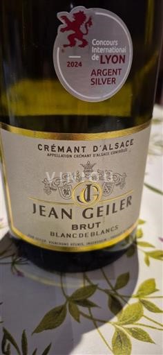 Alsace Crémant d'Alsace Jean Geiler Brut Blanc de Blancs Non-Vintage