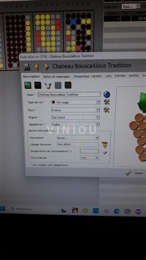 Sudoeste Cahors Château Bouscaillous Tradition 2014