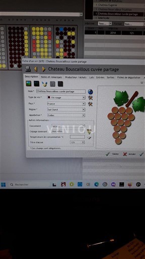 Sudoeste Cahors Château Bouscaillous partage 2014