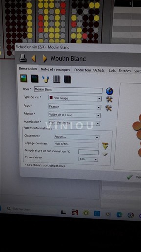 Thung lũng sông Loire Fiefs Vendéens Moulin Blanc 2021