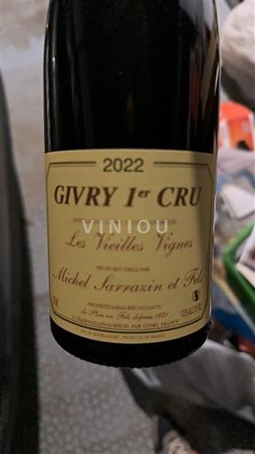 Bourgogne Ikke specificeret Premier Cru Michel Sarrazin et Fils Les Vieilles Vignes 2022