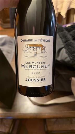 Bourgogne Mercurey Domaine L’Evêché Les Murgers 2023