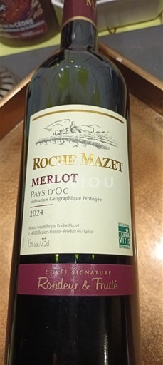 Languedoc-Roussillon Pays d'Oc Roche Mazet Rondeur & Fruité 2024