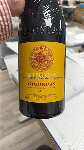 Rhônen laakso Gigondas Les Caves Saint-Roch Réserve de la Roche Pezanne 2019