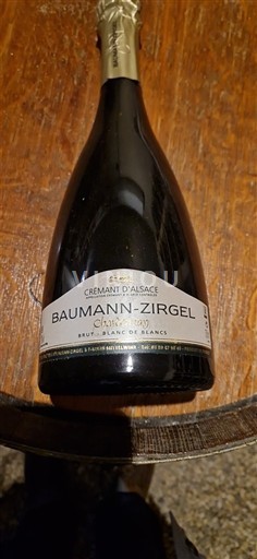 Alsace Crémant d'Alsace Baumann-Zirgel Chardonnay 2018