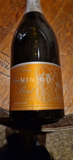 Savoie og Bugey Bugey Caveau Bugiste Brut Zéro Chardonnay 2018