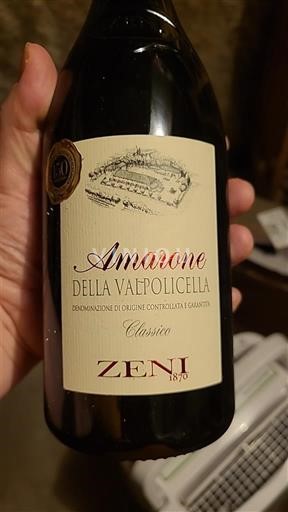 Vénétie Amarone della Valpolicella Zeni Classico 2022