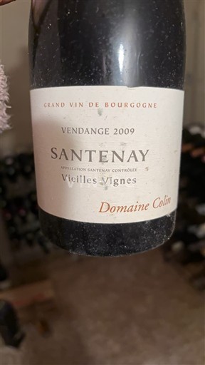 Borgoña Santenay Domaine Colin Vieilles Vignes 2009