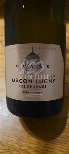 Borgogna Mâcon e Mâcon-Villages Jérémy Lafarge Les Charmes 2022