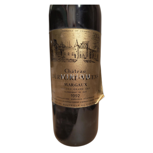 Bordeaux Margaux Château Durfort-Vivens 1992