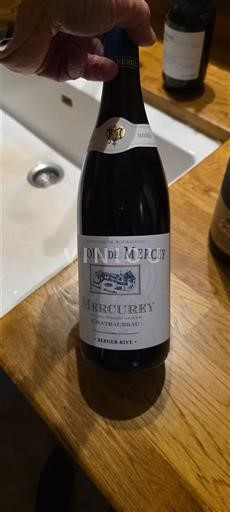 Burgundi Mercurey Manoir de Mercey 2022