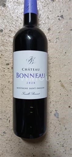 Bordeaux Montagne-Saint-Émilion Château Bonneau 2020