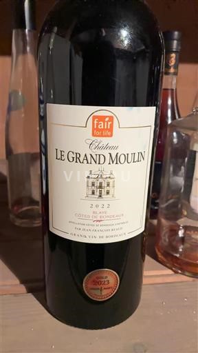 Bordeaux Blaye Côtes de Bordeaux Château Le Grand Moulin 2022