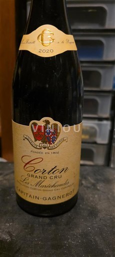Burgundsko Corton Grand Cru Capitain-Gagnerot Les Moutottes 2020