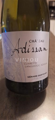 Languedoc Languedoc-Clairette Château Adissan 2018