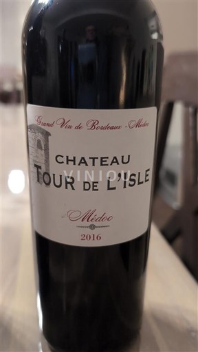 Bordeaux Médoc Château Tour de L'Isle 2016