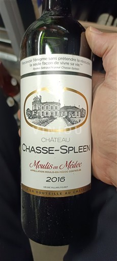 Bordeaux Moulis-en-Médoc Chasse-Spleen 2016