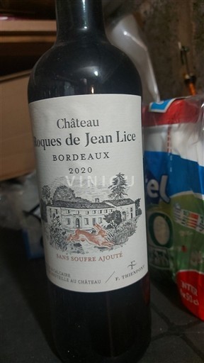 Bordeaux Château Roques de Jean Lice 2020