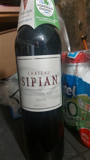 Bordeaux Médoc Sipian Collection Rouge 2018