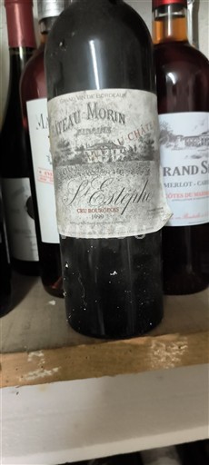 Bordeaux Saint-Estèphe Château Morin 1999