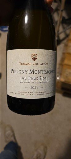 Borgoña Puligny-Montrachet Thomas Collardot Au Paupillot 2021