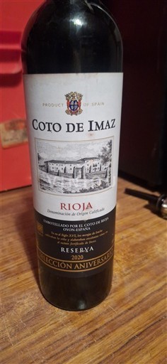 La Rioja Rioja Coto de Imaz Selección Aniversario 2020