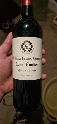 Bordeaux Saint-Émilion Château Franc Gueyrot 2016