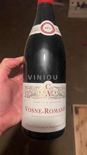 Bourgondië Vosne-Romanée Domaine Charles Allenant 2015