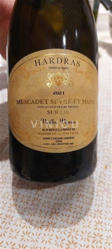 Loiredalen Muscadet-Sèvre-et-Maine Hardras Vieilles Vignes 2021
