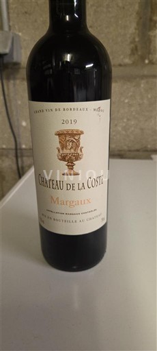 Bordeaux Margaux Château La Coste 2019