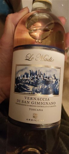 Toscana Vernaccia di San Gimignano Arrigoni Le Madie Senza annata