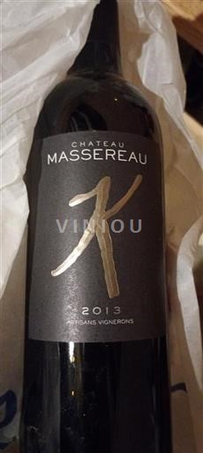 Bordeaux Côtes-de-Bordeaux Château Massereau K 2013