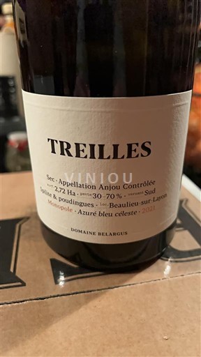 Údolí Loiry Anjou Domaine Belargus treilles 2021