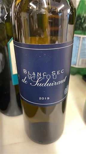 Bordeaux Château Suduiraut Blanc Sec de Suduiraut 2019